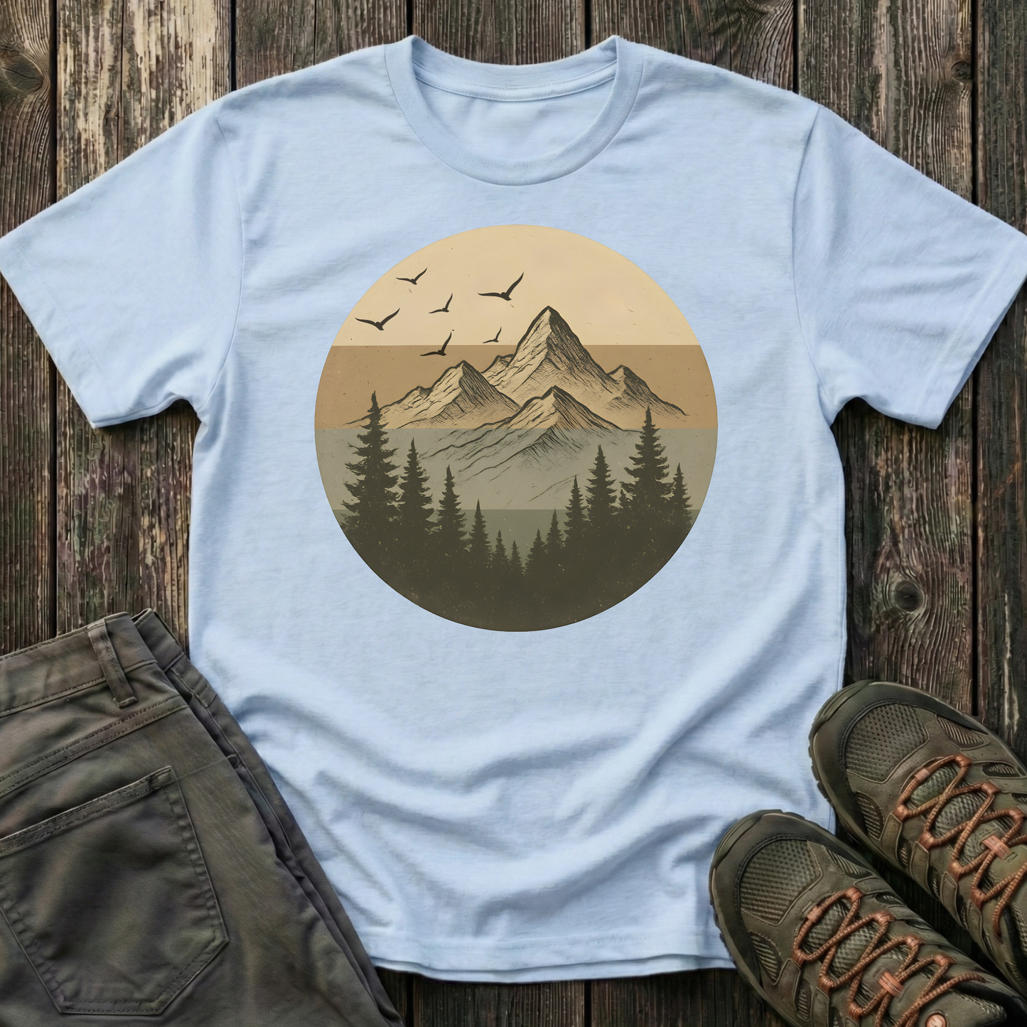 Earth Tones Landscape T-shirt