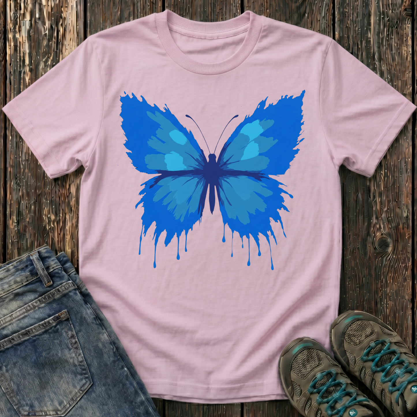 Children's Brushstroke Butterfly T-shirt