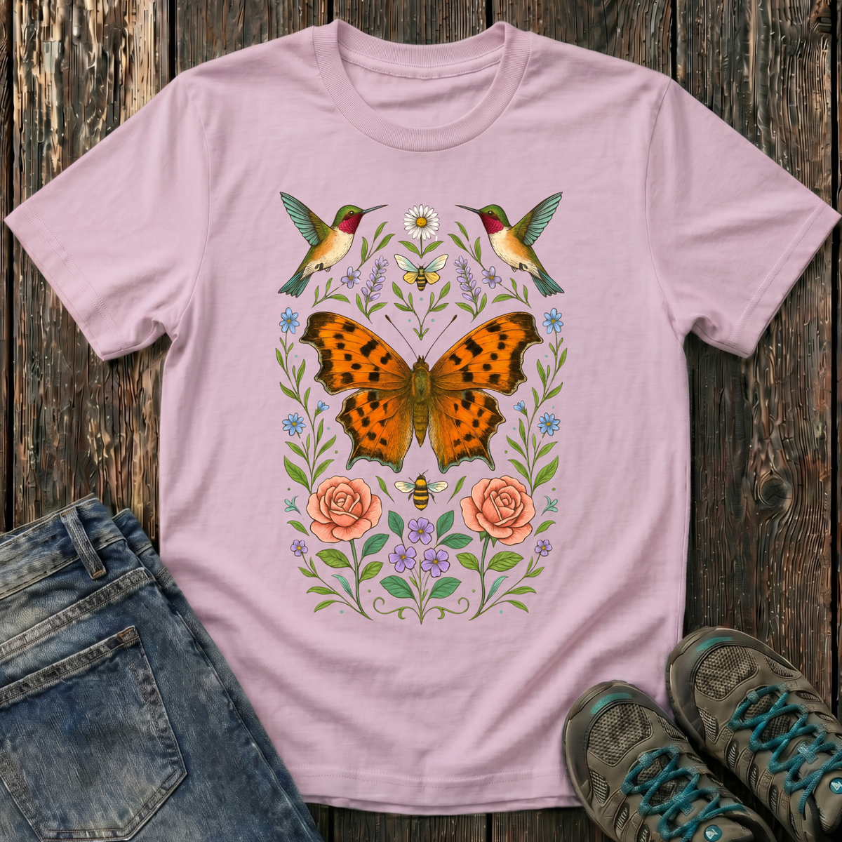 Children's Butterfly And Friends T-shirt