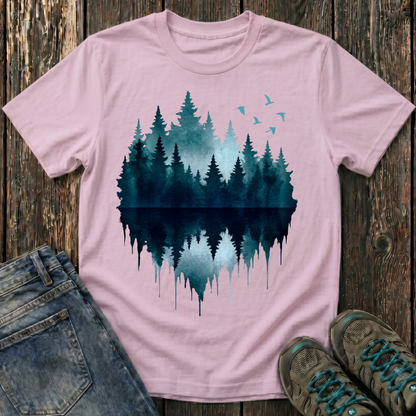 Children's Ink Drip Forest T-shirt