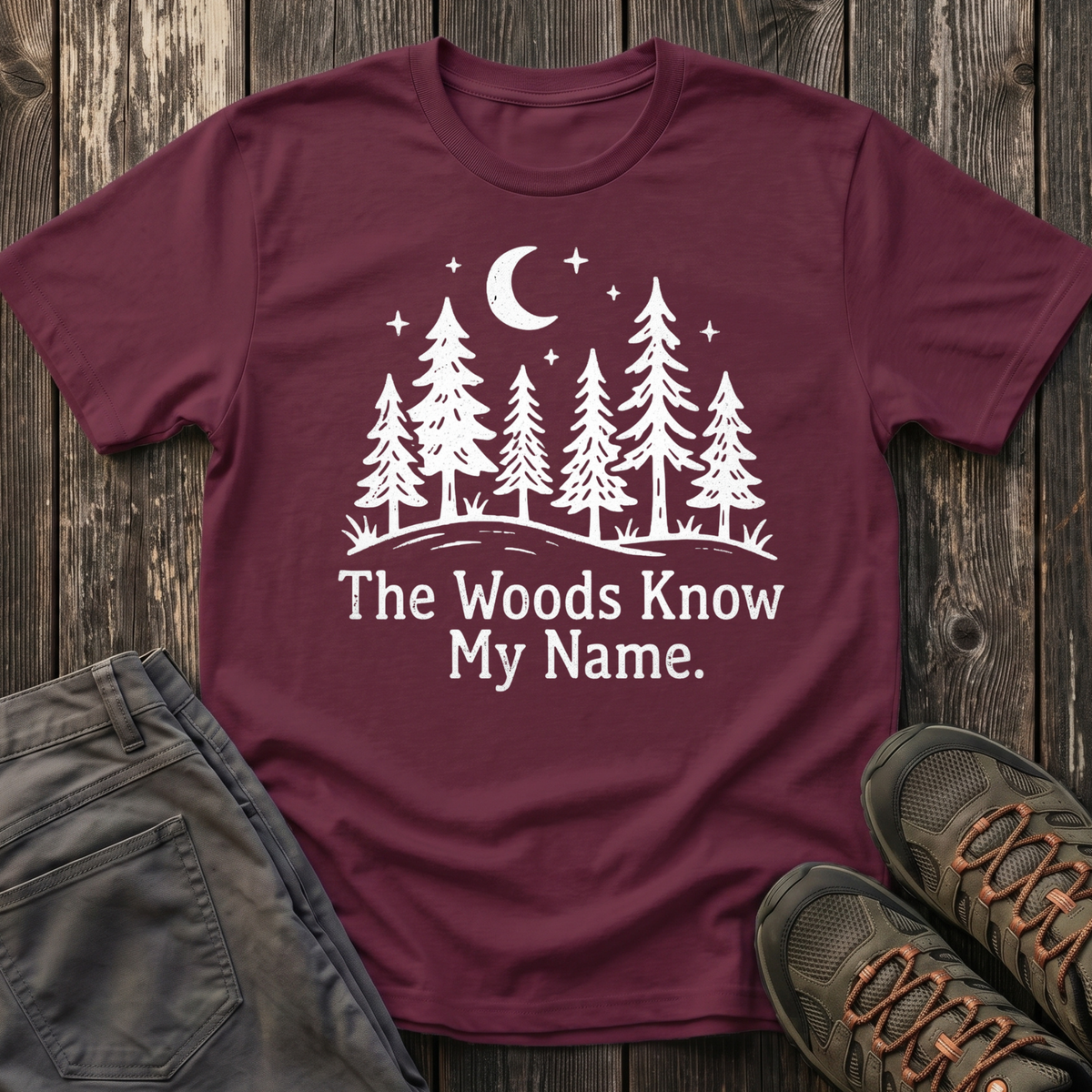 The Woods Know My Name T-shirt