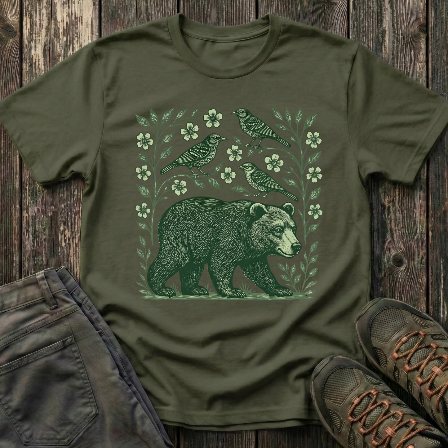 Forest Bear and Friends T-shirt