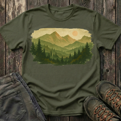 Brushstroke Landscape T-shirt