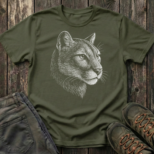 Mountain Lion Portrait T-shirt