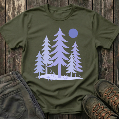 Serene Purple Forest T-shirt