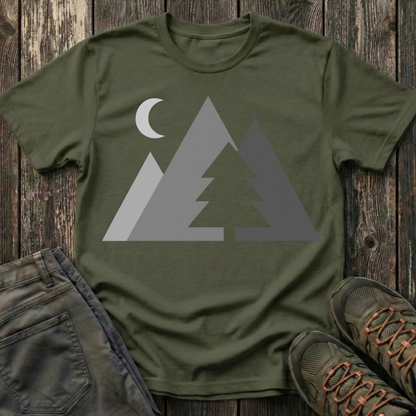 Greyscale Mountains T-shirt