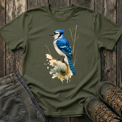 Blue Jay Portrait T-shirt