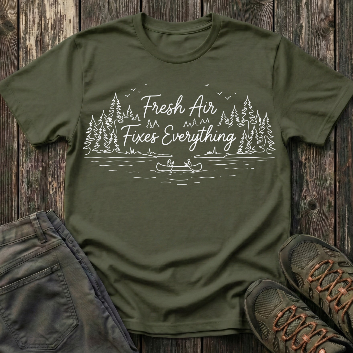 Fresh Air Fixes Everything T-shirt