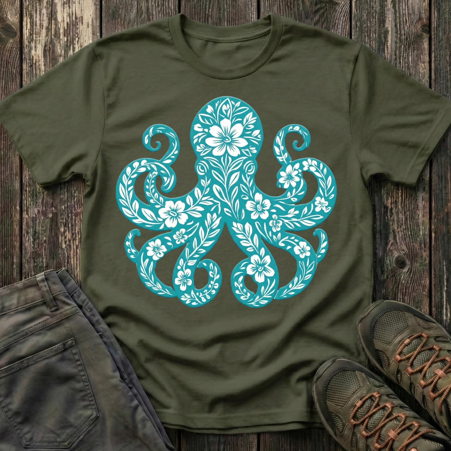 Blooming Octopus T-shirt