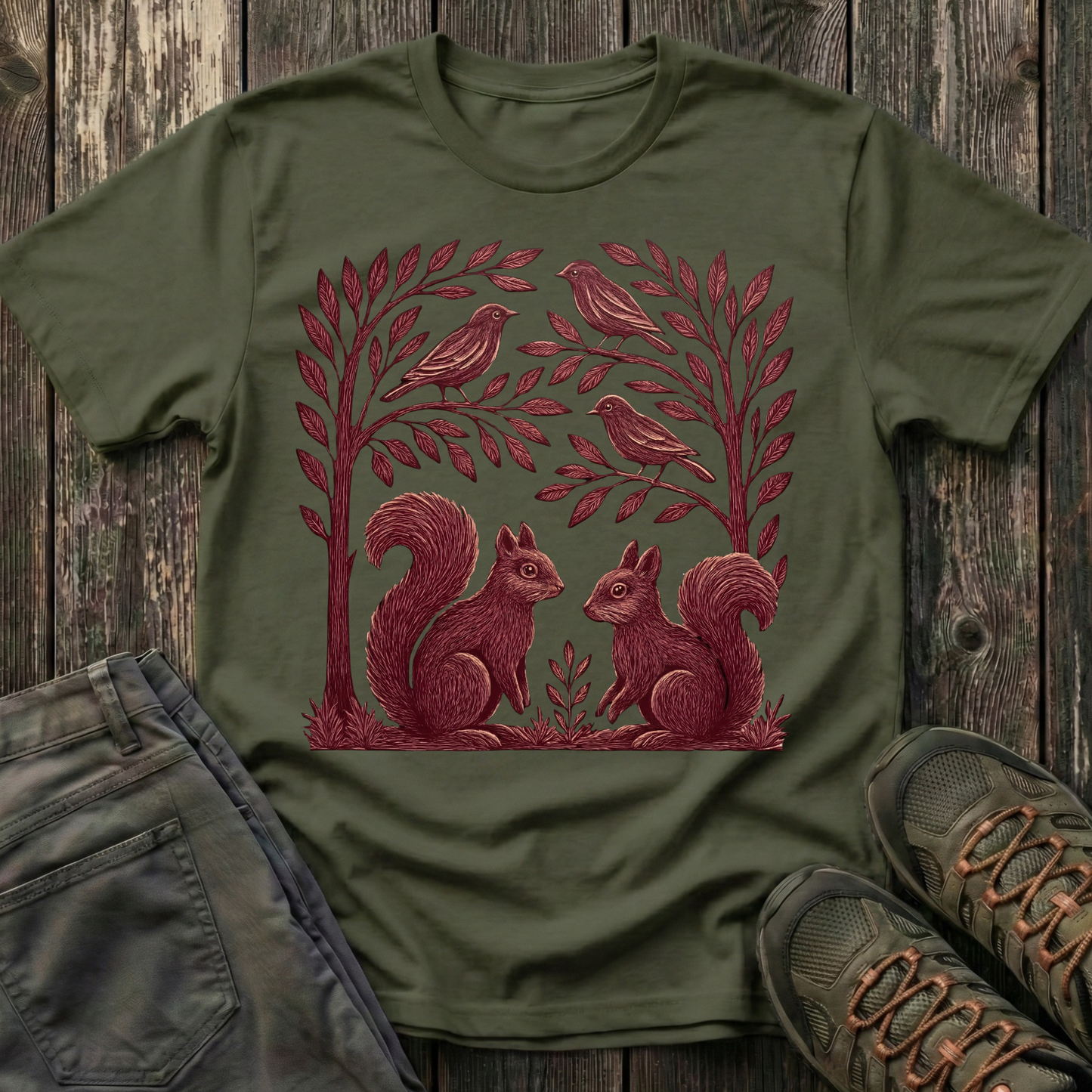 Squirrels and Friends T-shirt