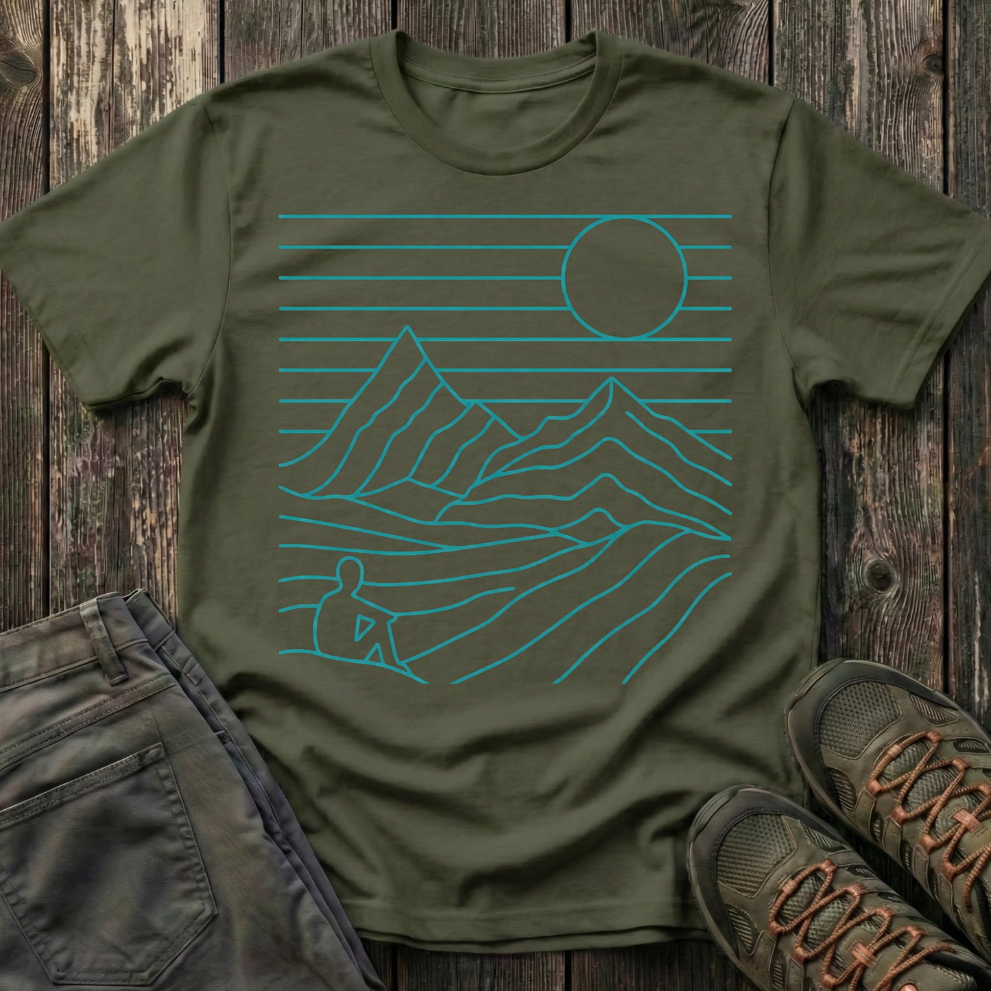 Lines of the Land T-shirt