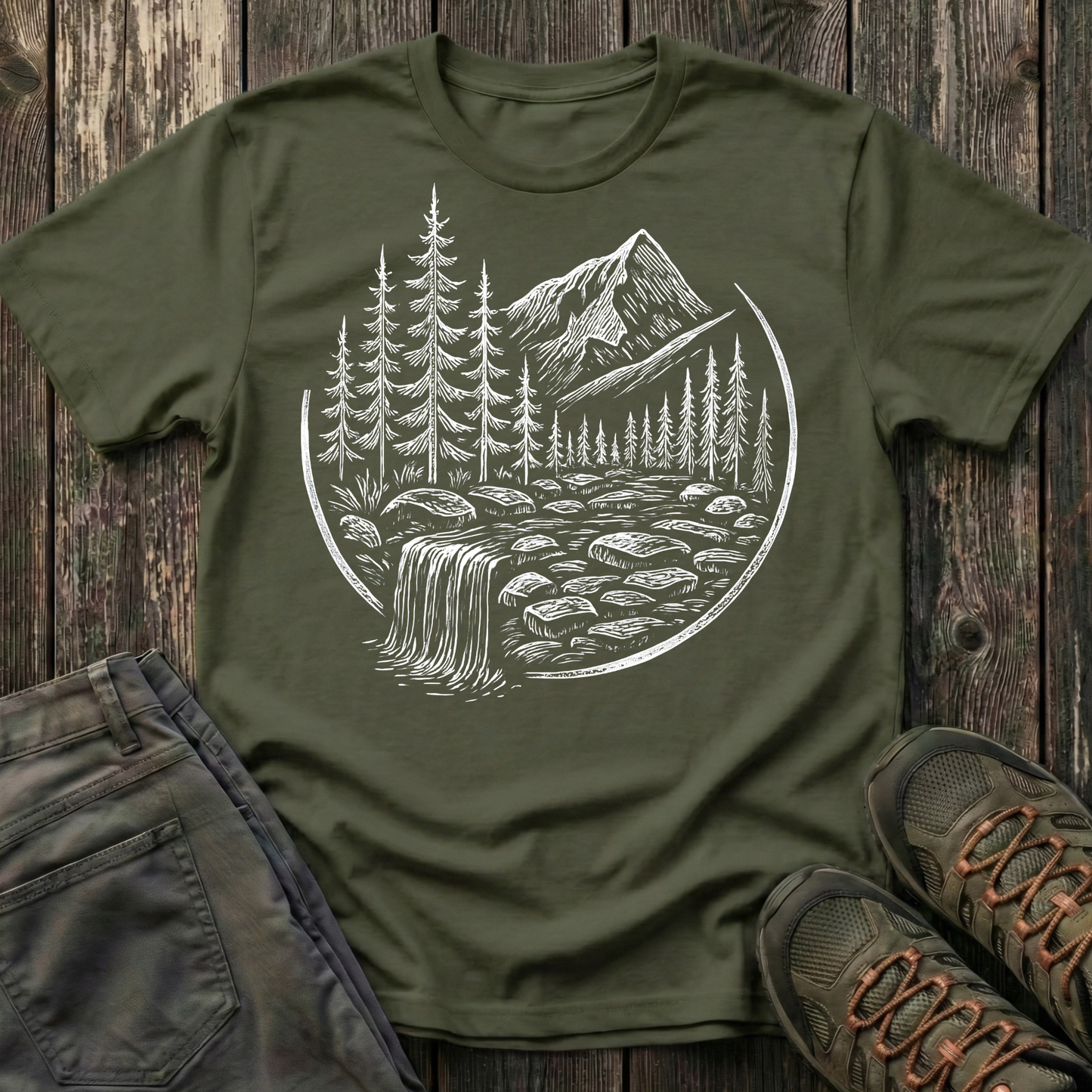 Whitescale River Escape T-shirt