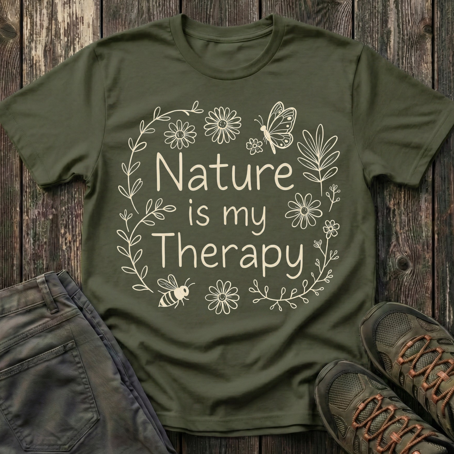 Nature Is My Therapy T-shirt