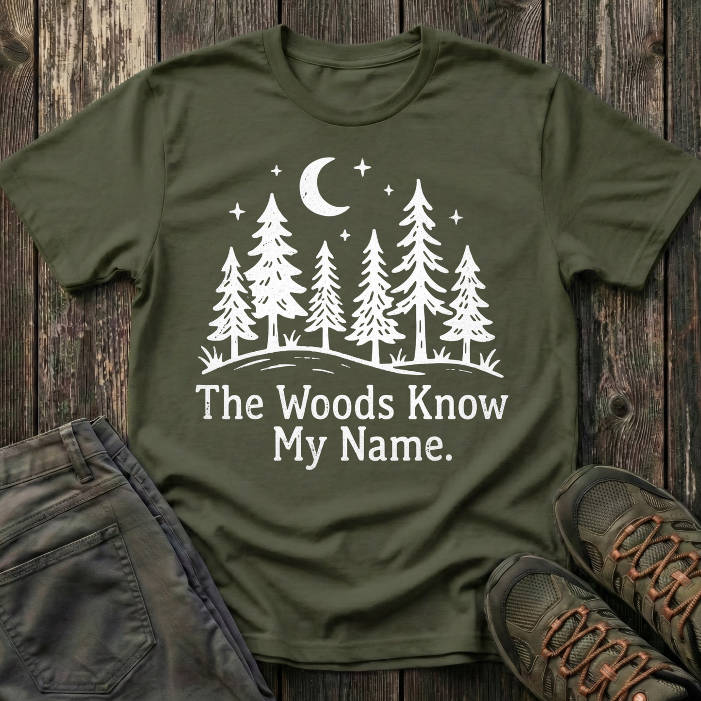 The Woods Know My Name T-shirt