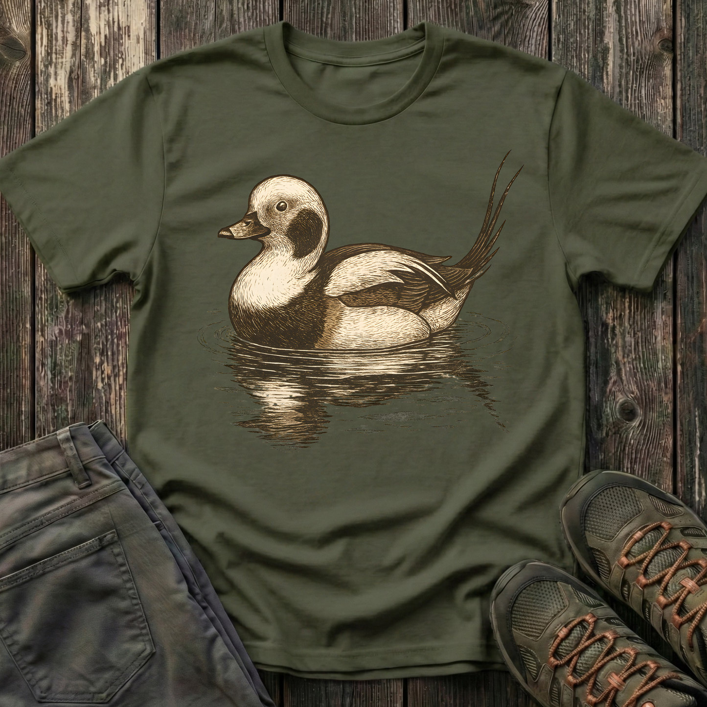 Duck Serenely Swimming T-shirt