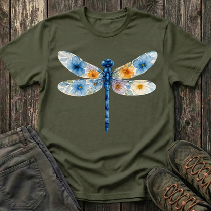 Dragonfly of Flowers T-shirt