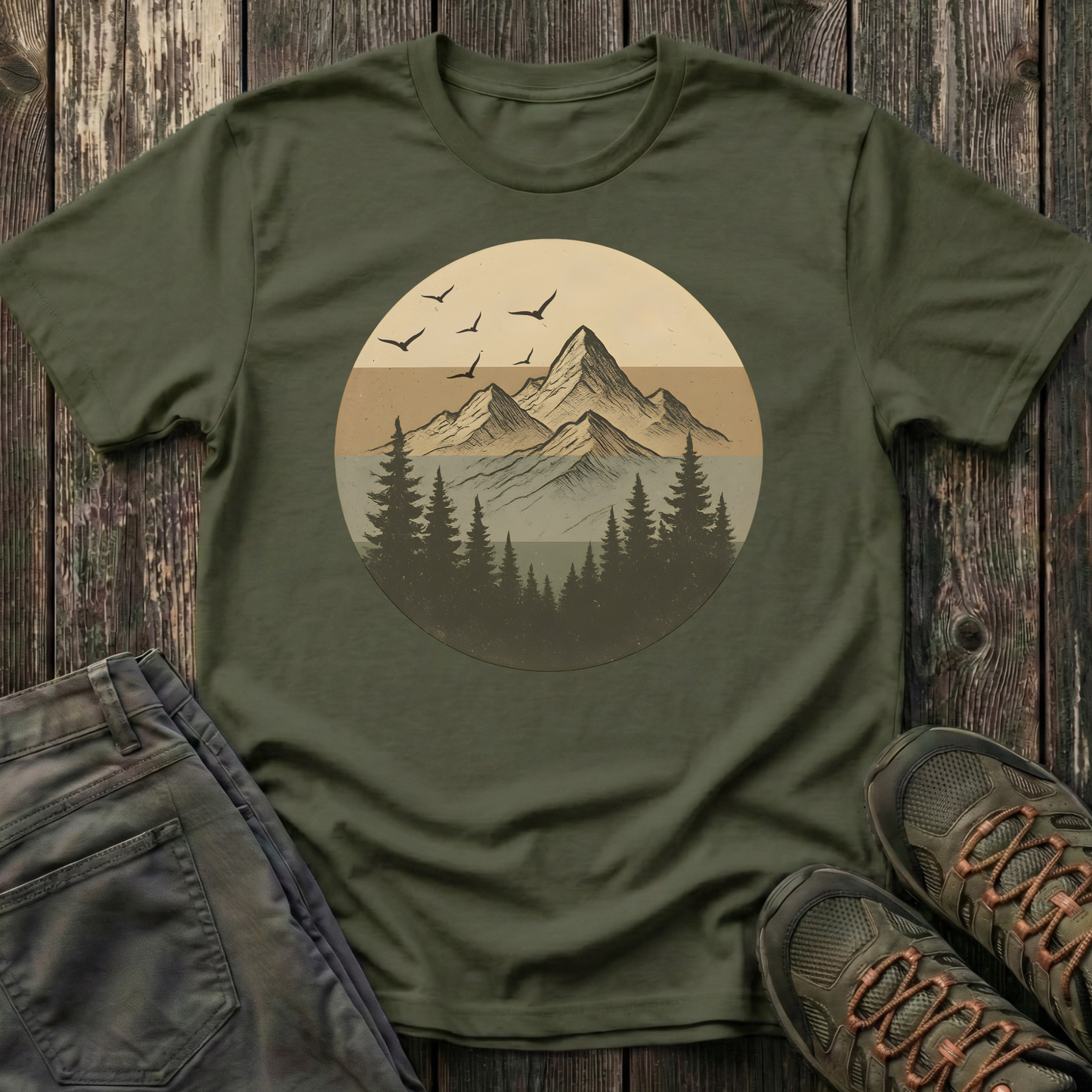 Earth Tones Landscape T-shirt