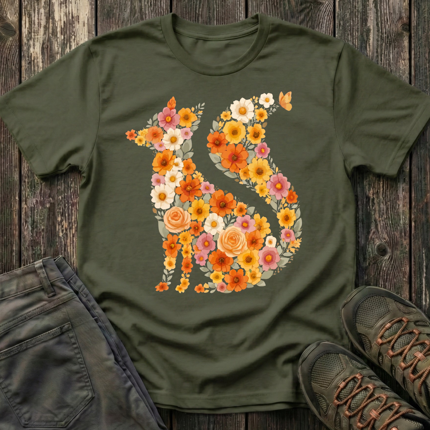 Blooming Fox T-shirt