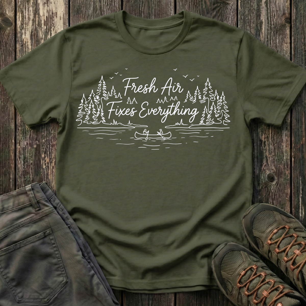 Fresh Air Fixes Everything T-shirt