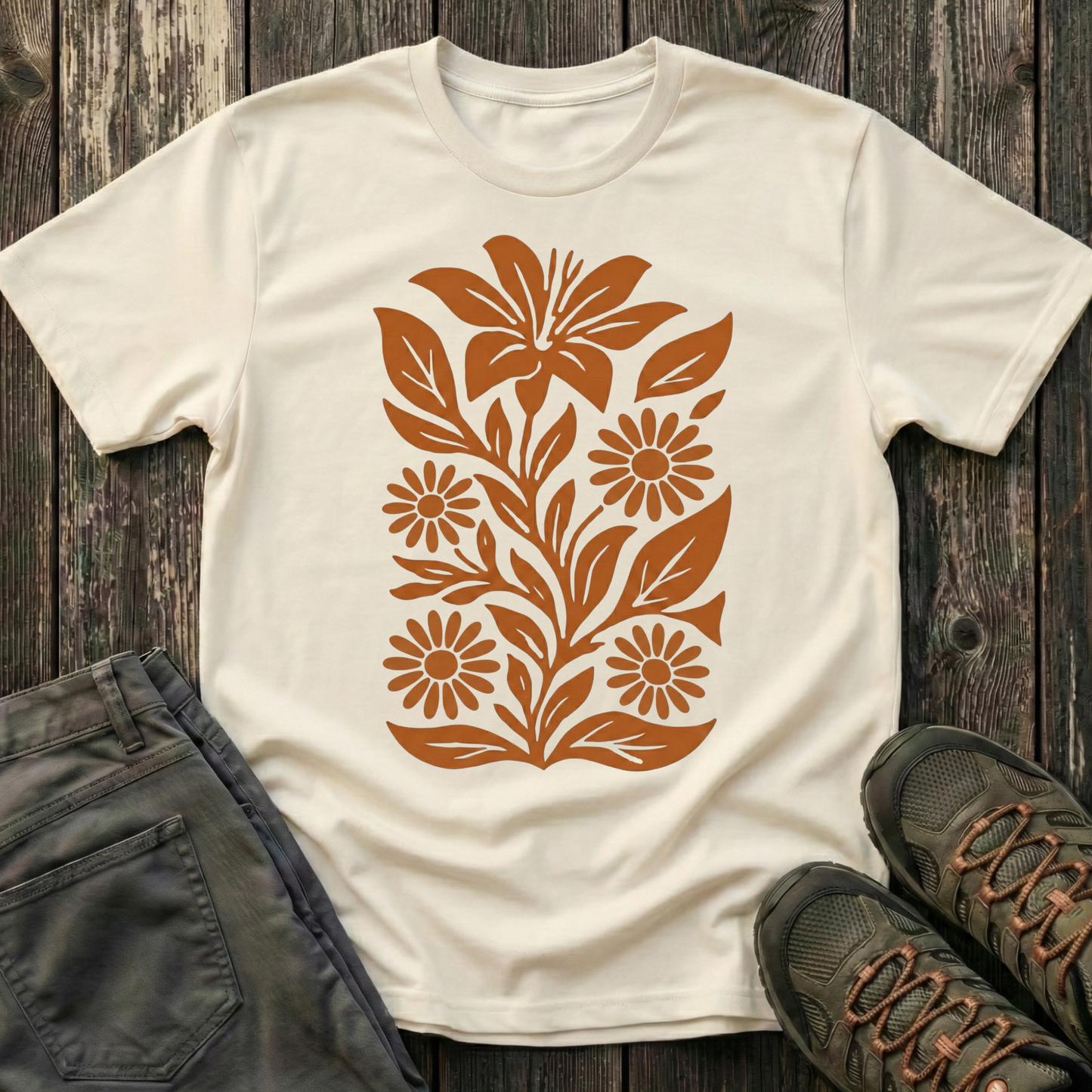 Daylily and Friends Ink Print T-shirt