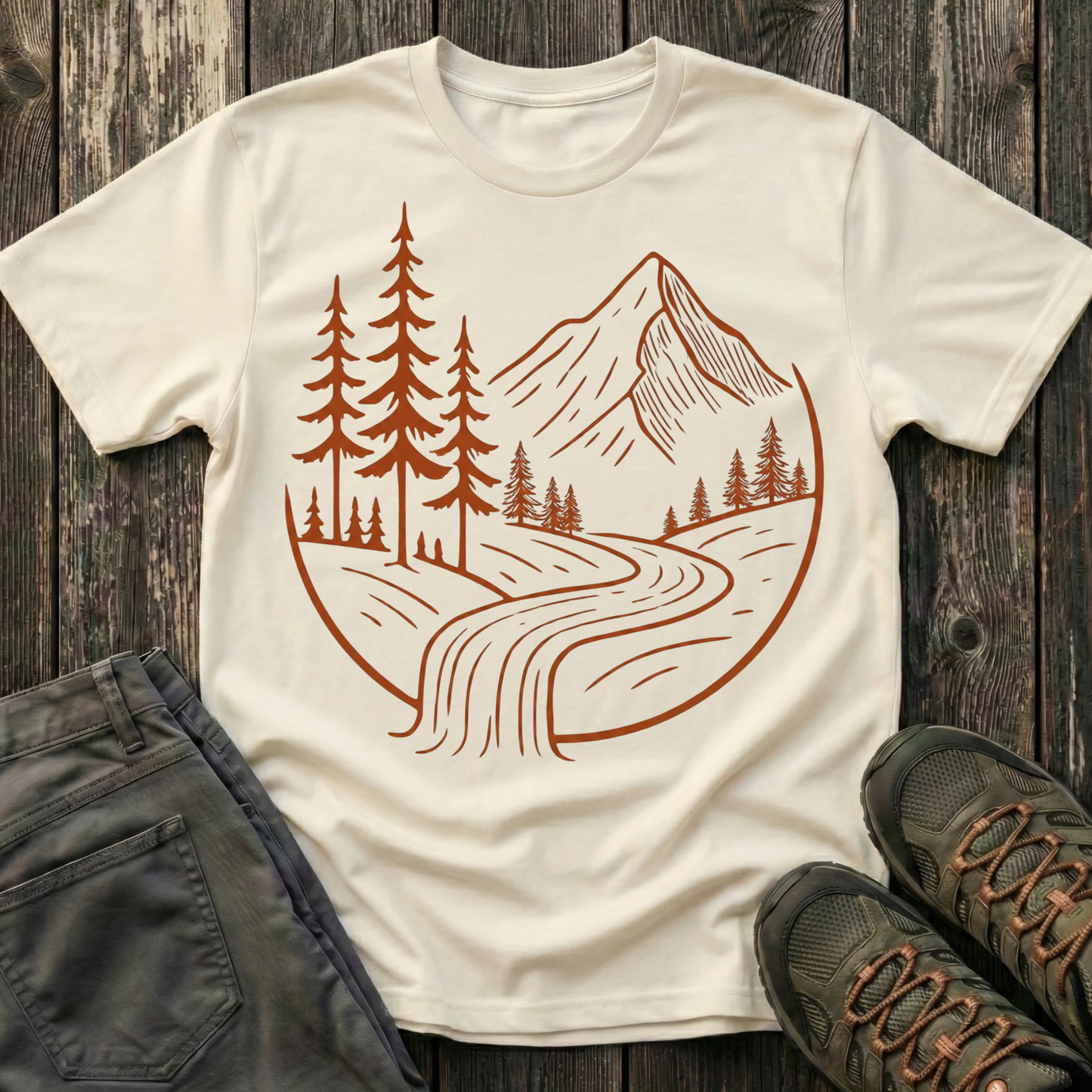 Golden River Valley T-shirt