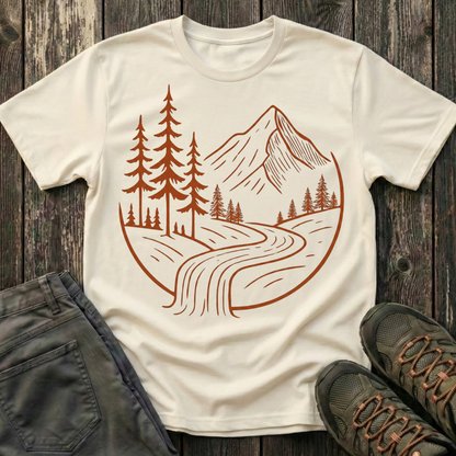 Golden River Valley T-shirt