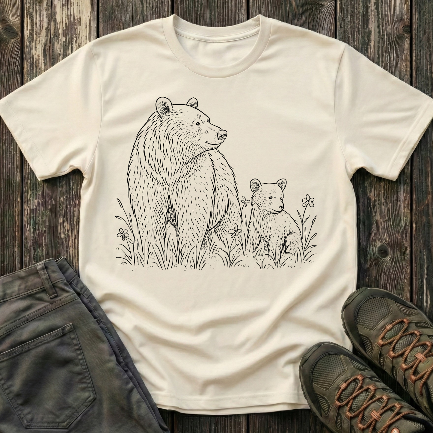 Mama and Cub Playtime T-shirt