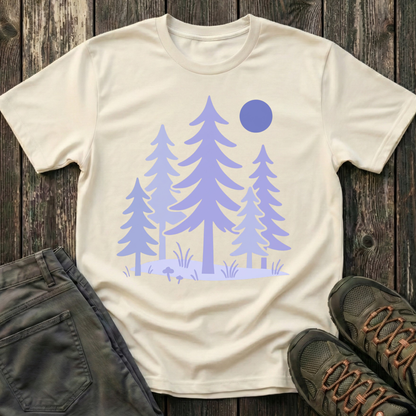 Serene Purple Forest T-shirt