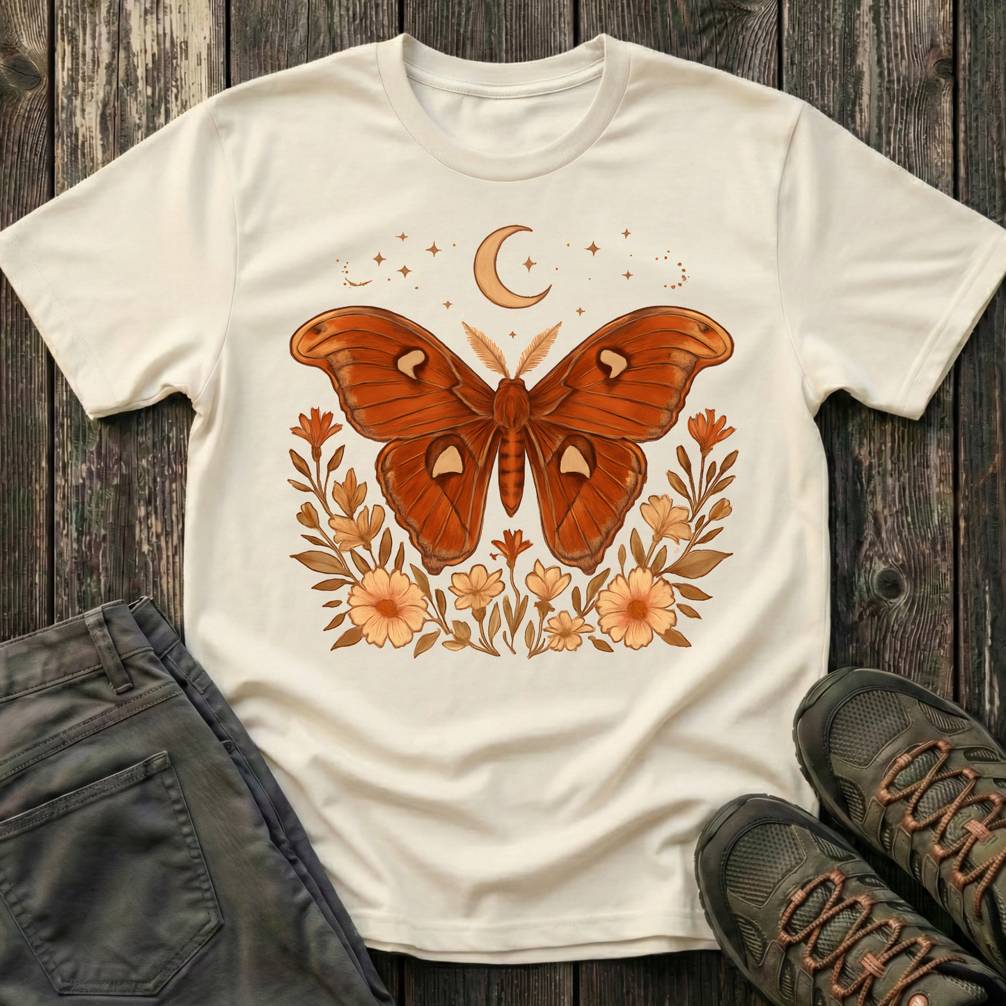 Atlas Moth Moon Bathing T-shirt