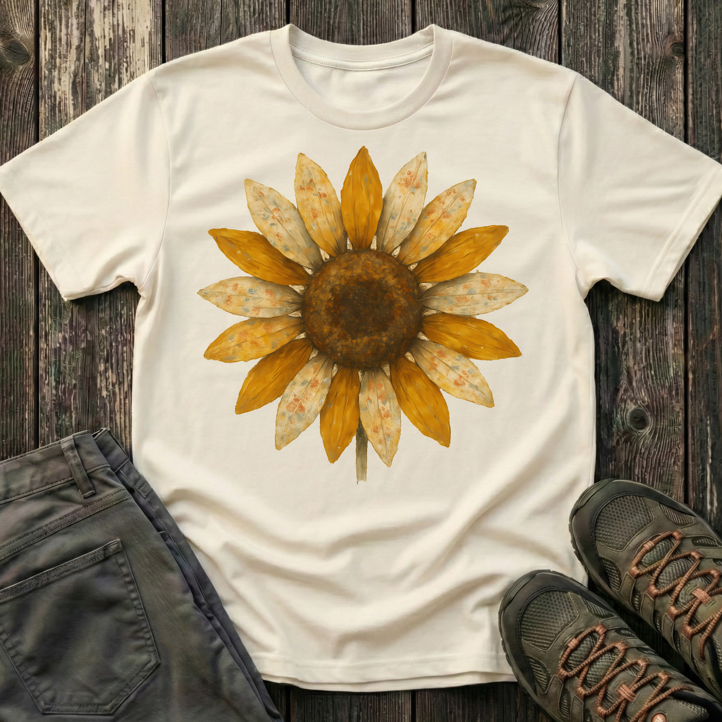 Sunflower Oil Print T-shirt