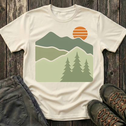 Retro Sun Rising T-shirt