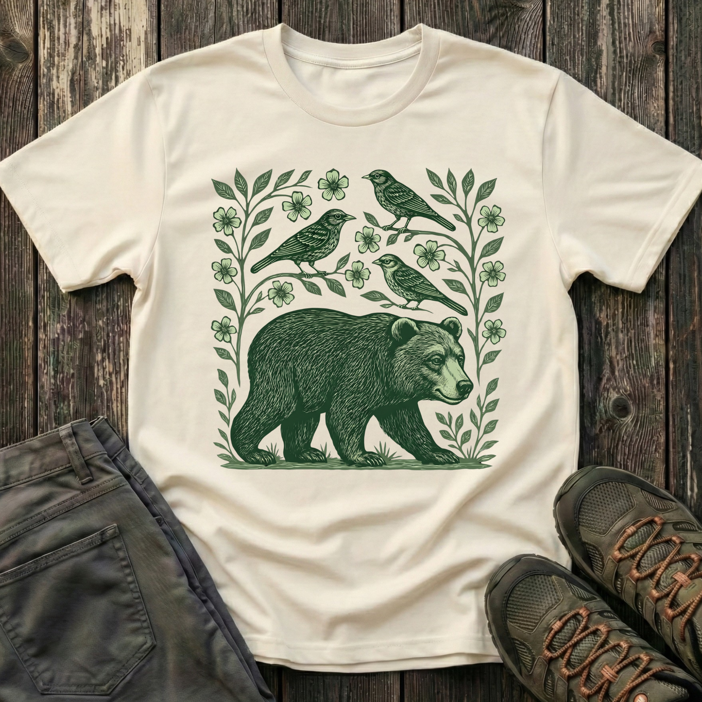 Forest Bear and Friends T-shirt