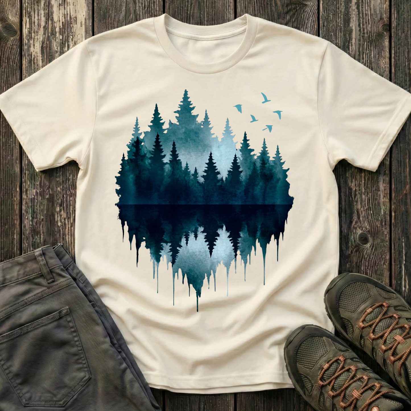 Ink Drip Forest T-shirt