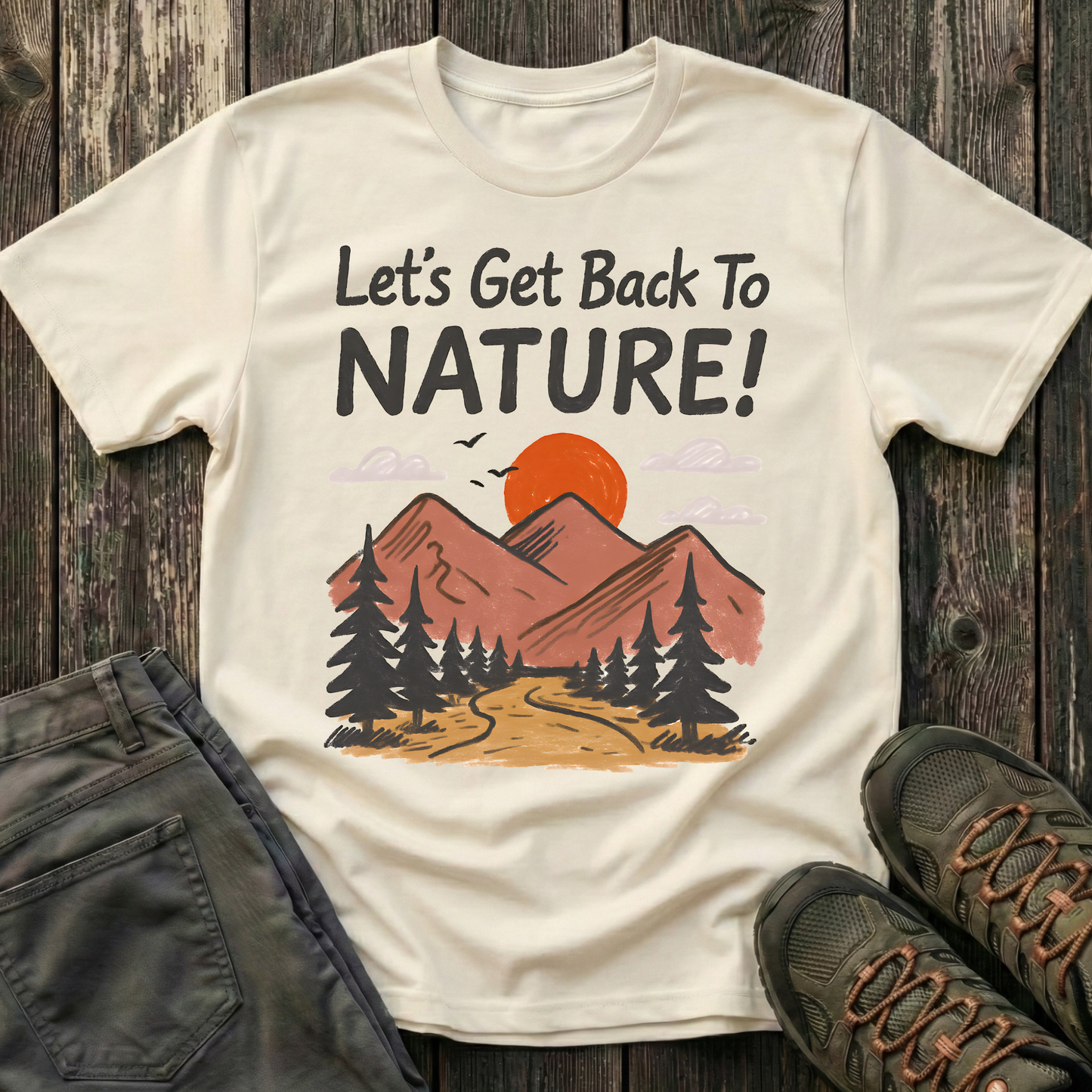 Let's Get Back To Nature T-shirt