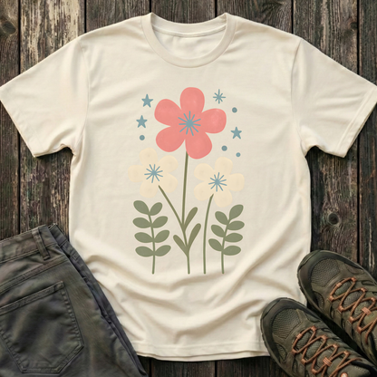 Stars And Flowers T-shirt