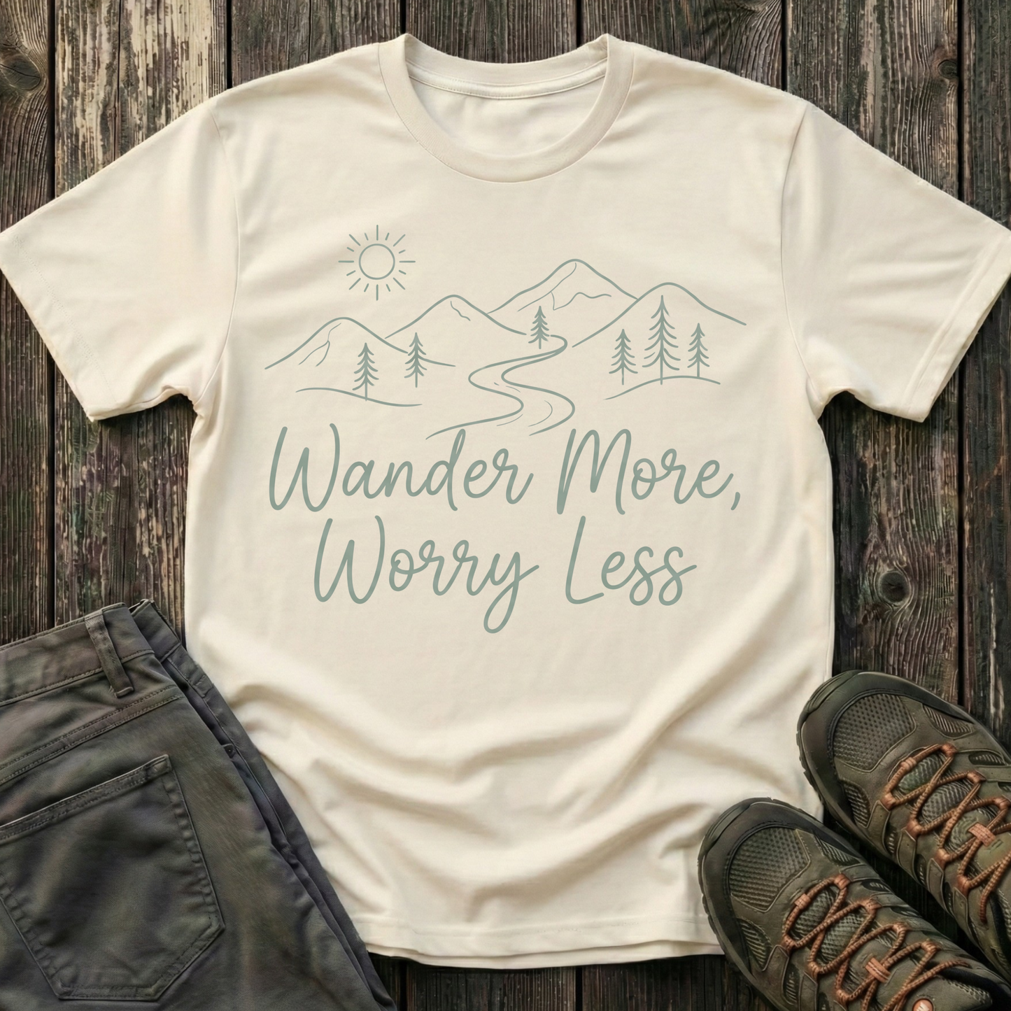 Wander More Worry Less T-shirt