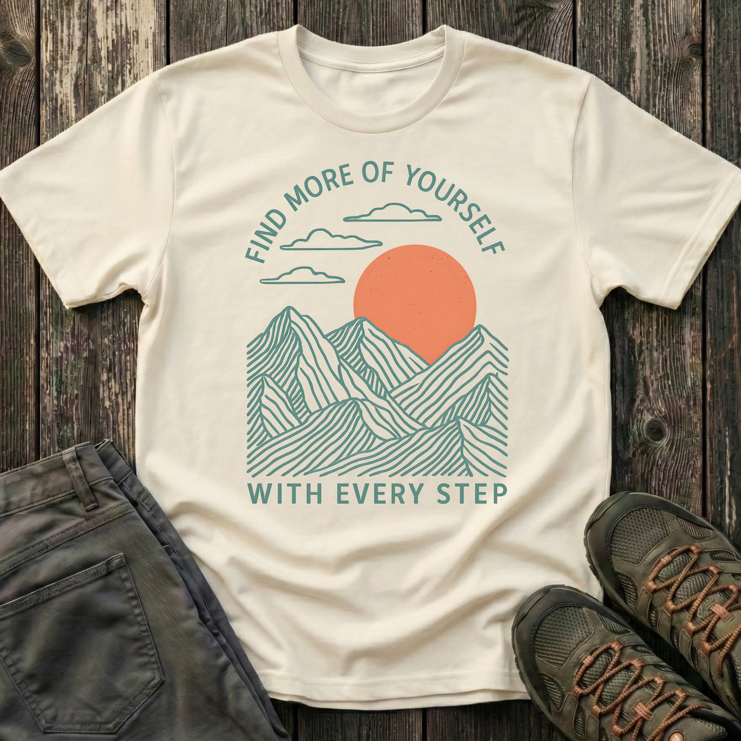 Find Yourself With Every Step T-shirt