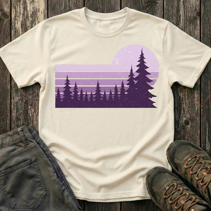 Retro Lilac Sunset T-shirt