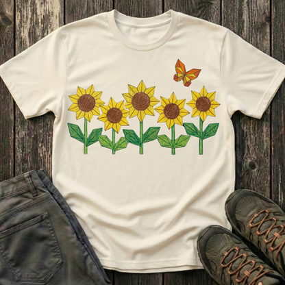 Origami Sunflowers T-shirt
