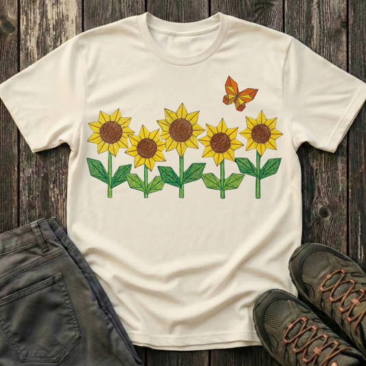 Origami Sunflowers T-shirt
