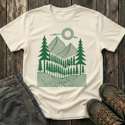 Geometric Pines T-shirt