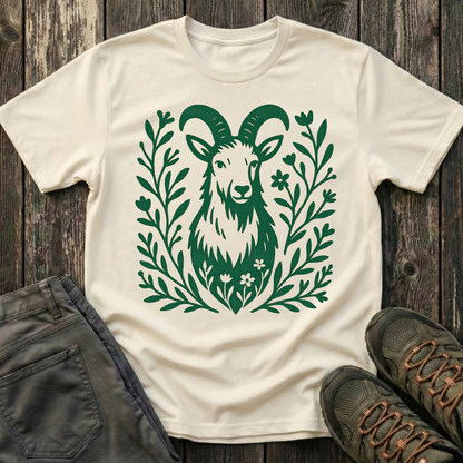 Mountain Goat Portrait T-shirt