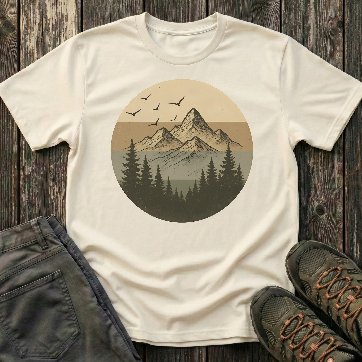 Earth Tones Landscape T-shirt