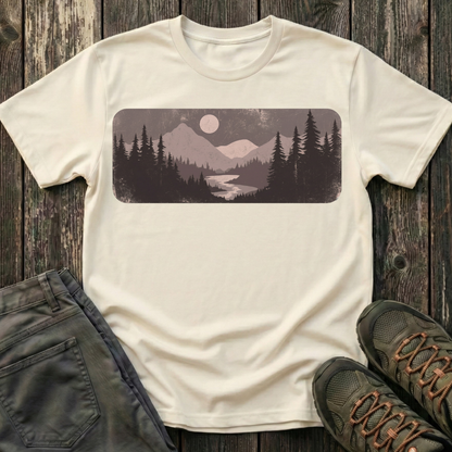 Vintage Moonlit Valley T-shirt