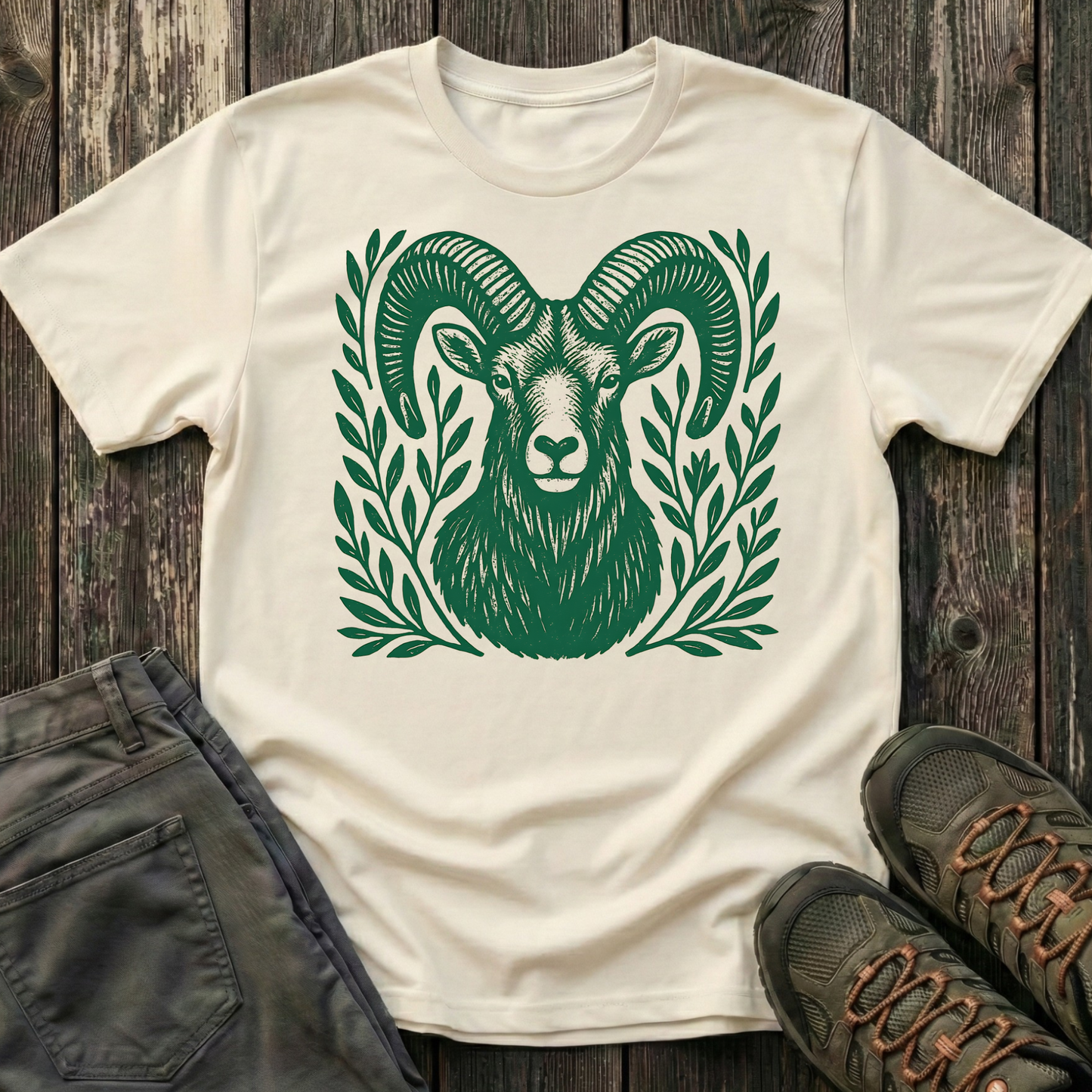 Bighorn Sheep Portrait T-shirt