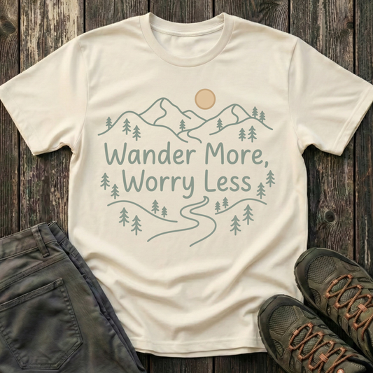 Wander More Worry Less T-shirt