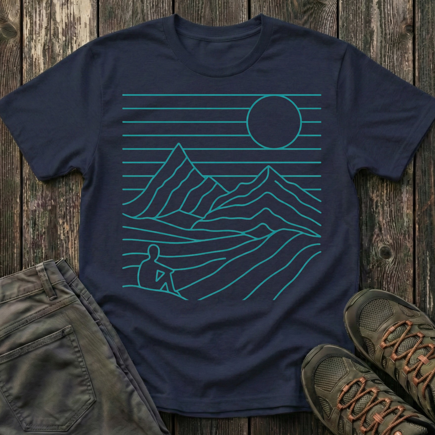 Lines of the Land T-shirt