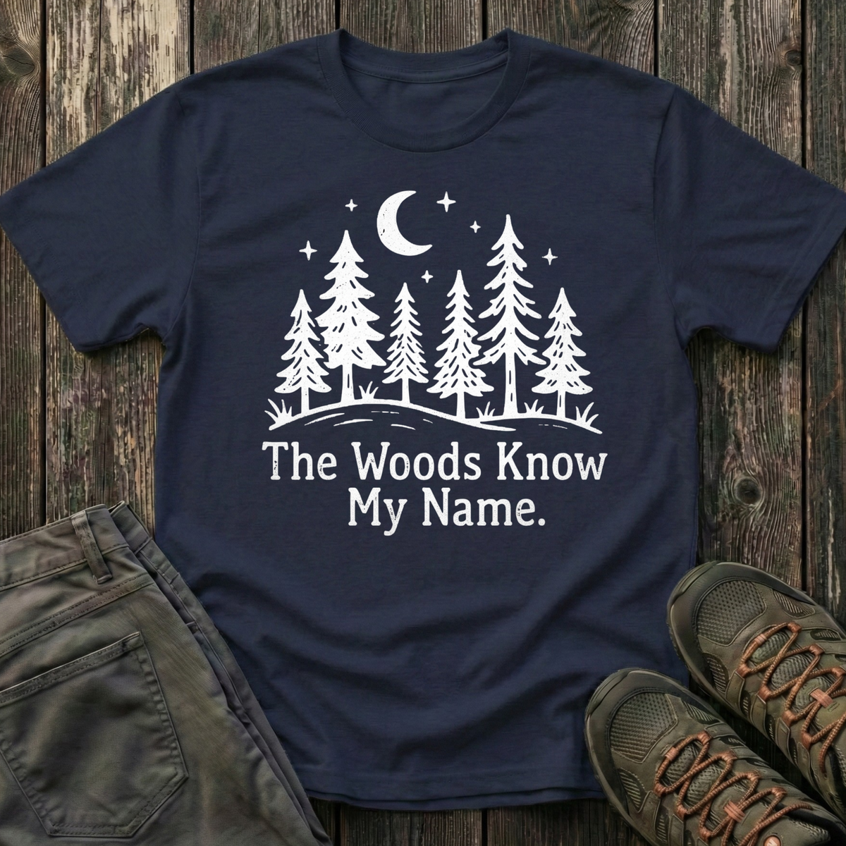 The Woods Know My Name T-shirt