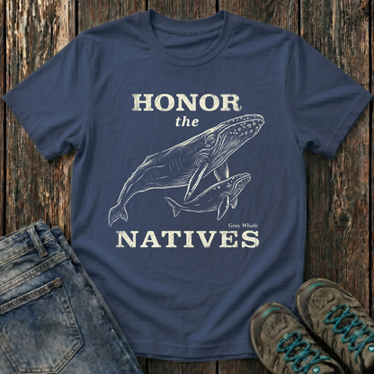 Children's Honor The Natives Gray Whale T-shirt