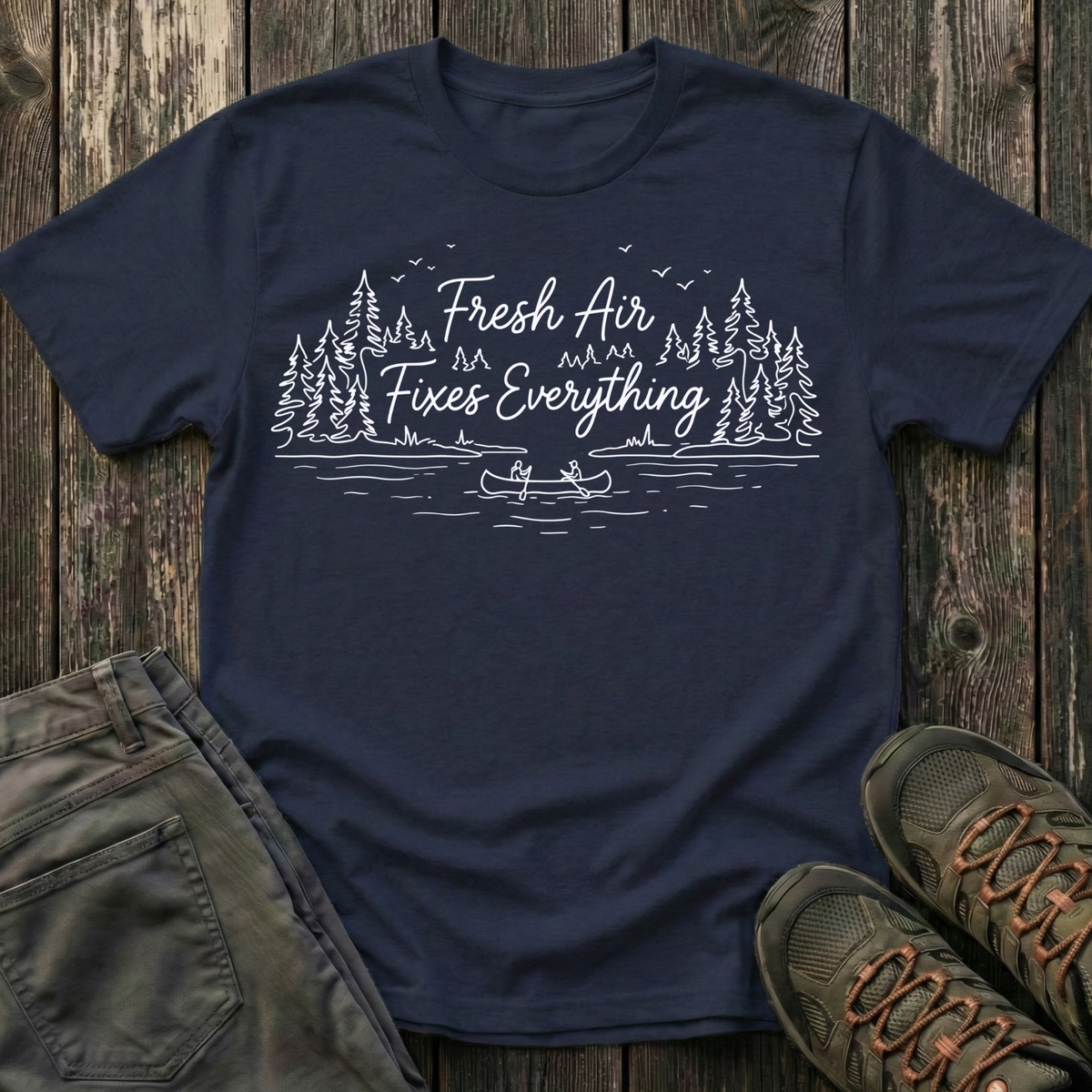 Fresh Air Fixes Everything T-shirt